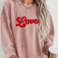 LOVE Dropped Shoulder Sweatshirt | AdoreStarr