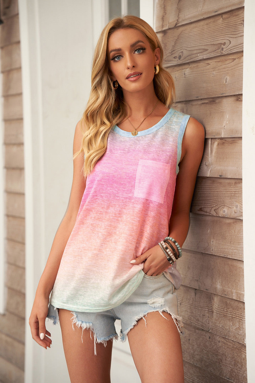 Gradient Pocket Tank | AdoreStarr