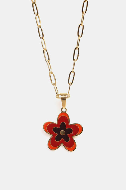 Flower Pendant Necklace | AdoreStarr