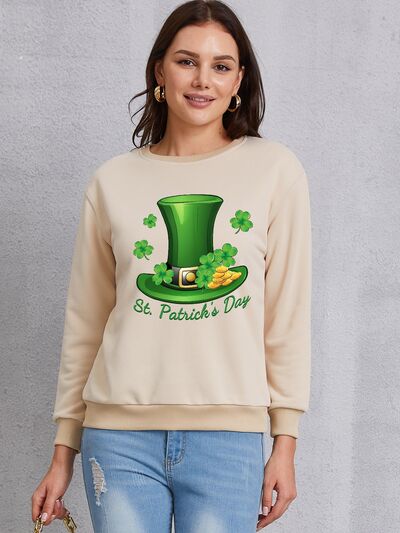 ST. PATRICK'S DAY Dropped Shoulder Sweatshirt | AdoreStarr