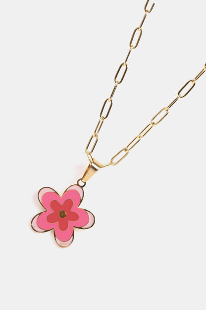 Flower Pendant Necklace | AdoreStarr