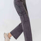 Buttoned Pocketed Long Jeans | AdoreStarr