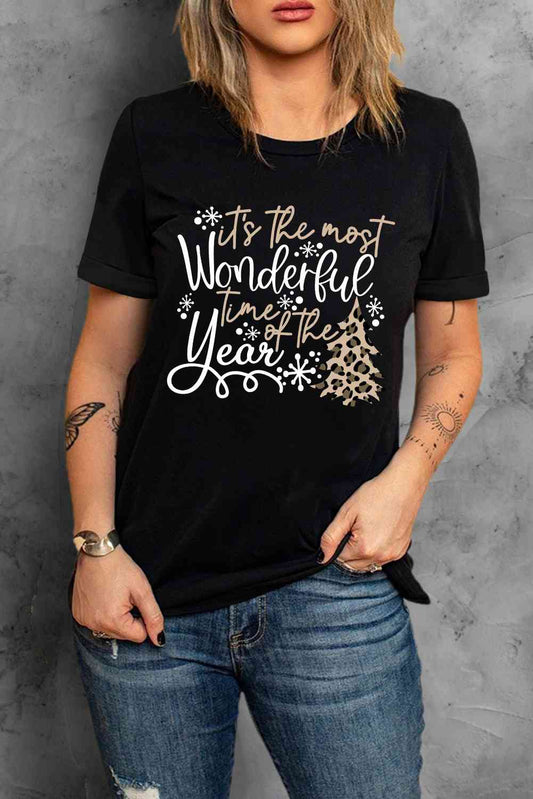 Slogan Graphic T-Shirt | AdoreStarr