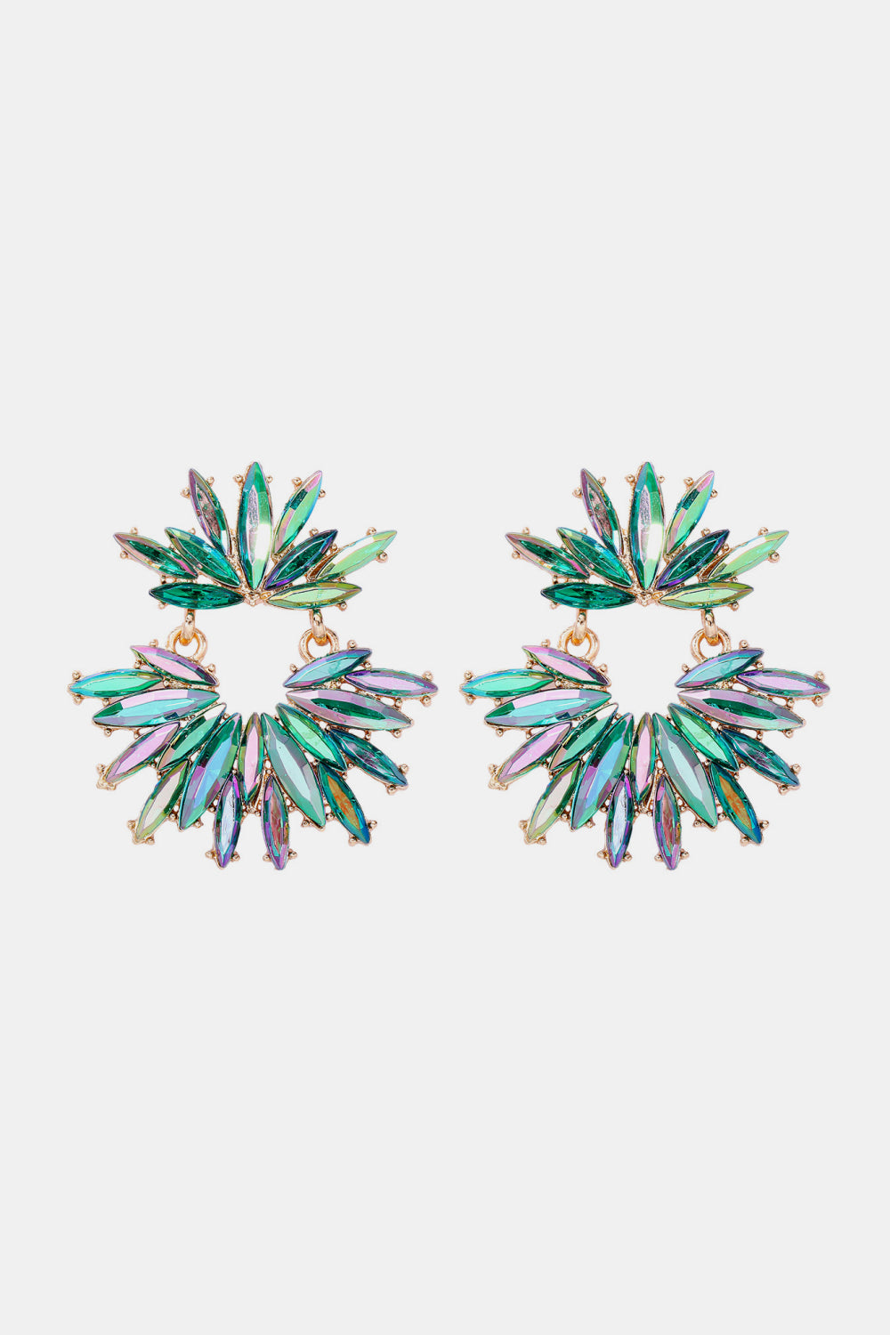 Flower Shape Dangle Earrings | AdoreStarr