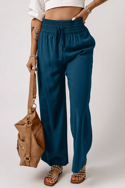 Smocked Waist Pants | AdoreStarr