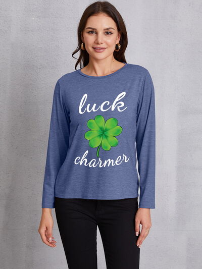 LUCK CHARMER Lucky Clover T-Shirt | AdoreStarr