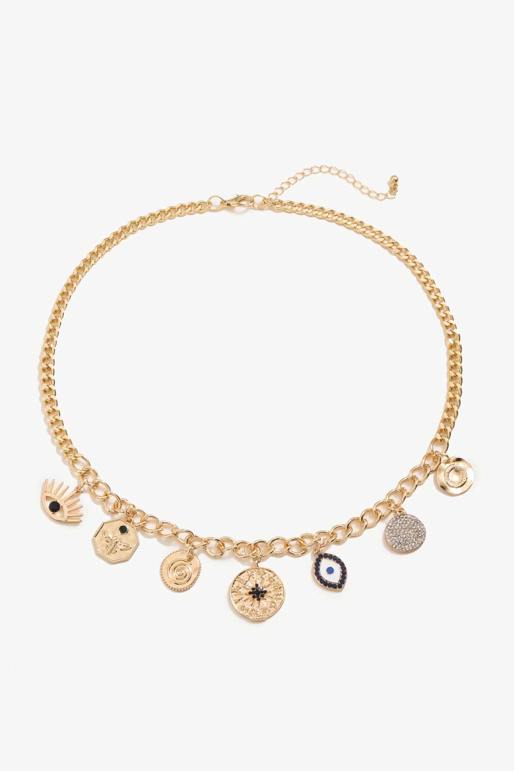 Multi-Pendant Chain Necklace | AdoreStarr