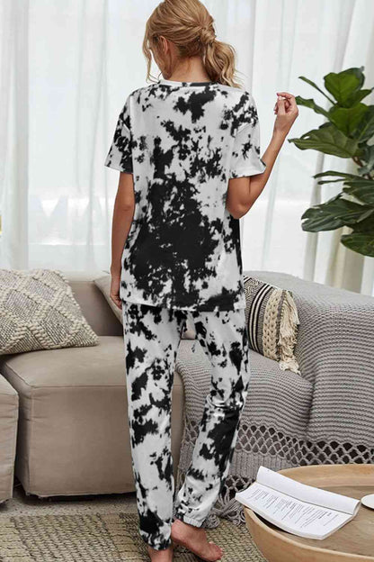 Tie-Dye Tee and Joggers Lounge Set | AdoreStarr