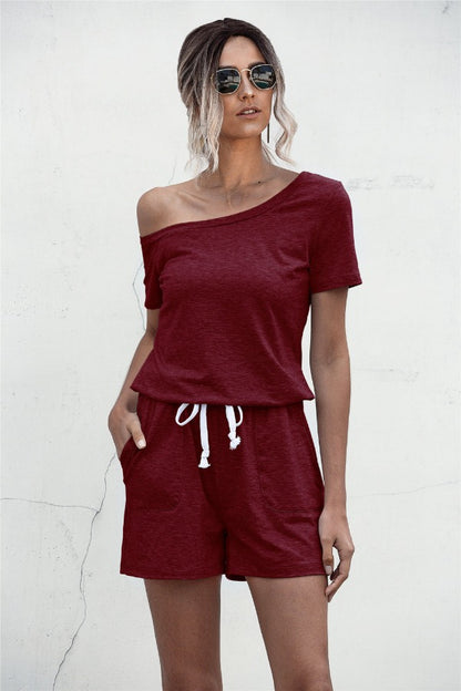 Tie Waist Romper | AdoreStarr