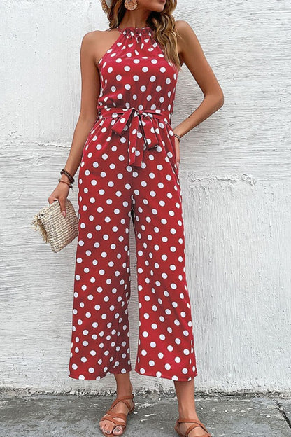 Polka Dot Jumpsuit | AdoreStarr