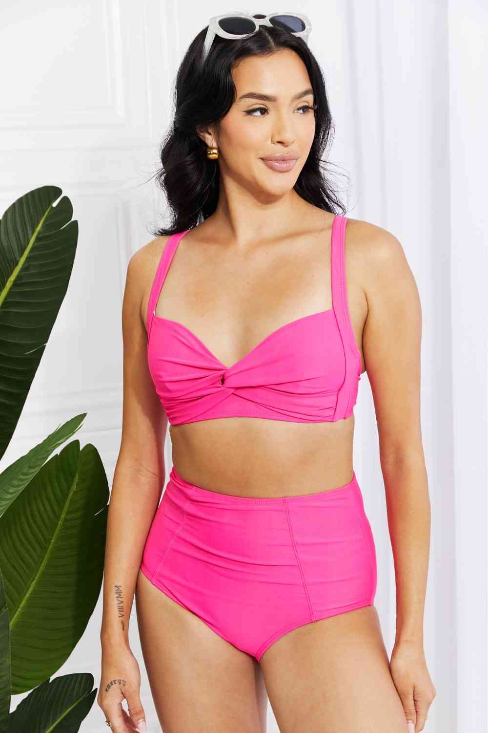 Take A Dip Twist High-Rise Bikini | AdoreStarr