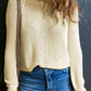 Round Neck Raglan Sleeve Sweater | AdoreStarr